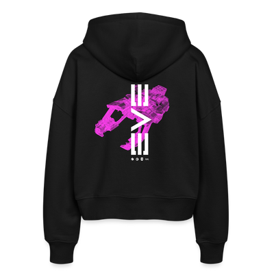 Catalyst Boxy Women’s Organic Zip Hoodie - black