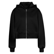 EVE Faction Women’s Oversized Cropped Hooded Jacket - black