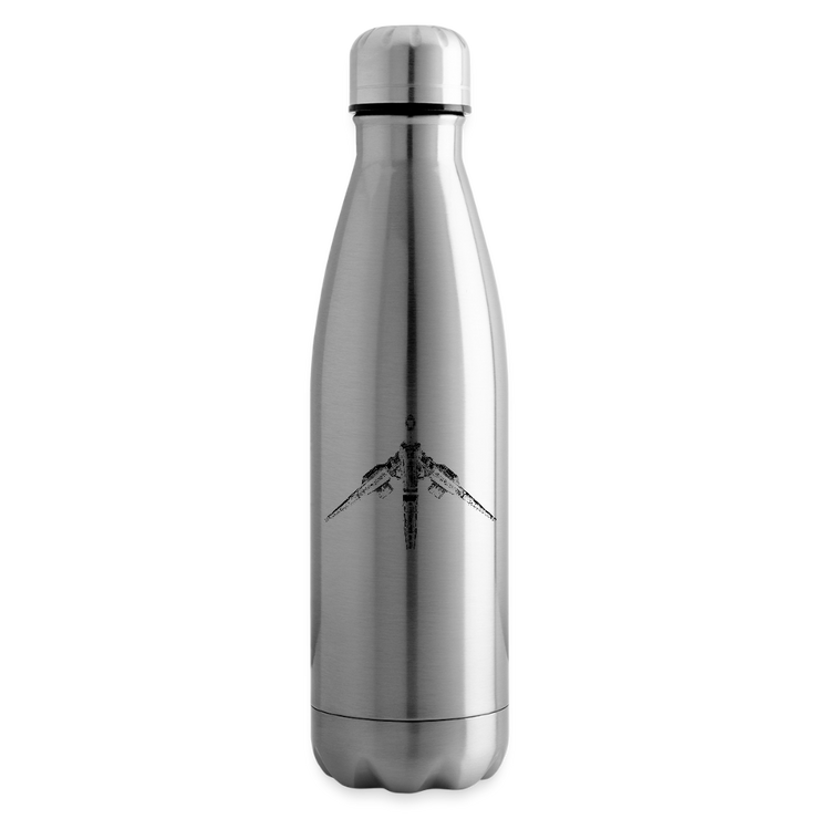 Merlin Stainless Steel Water Bottle - silver