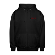 Sanguinary Savant Heavy Weight Full Zip Hoodie - black
