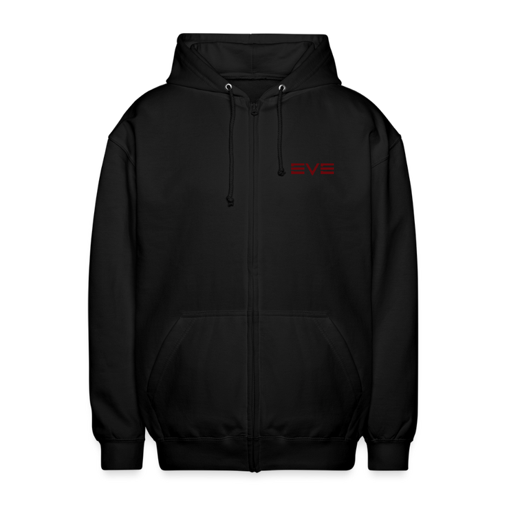 Sanguinary Savant Heavy Weight Full Zip Hoodie - black
