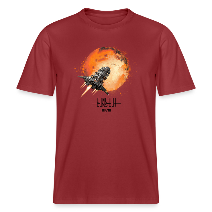 Sun's Out Relaxed Fit Unisex T-Shirt - red earth