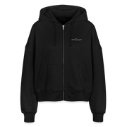 Catalyst Boxy Women’s Organic Zip Hoodie - black