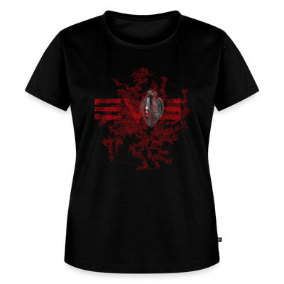 EVE Heart Slim Cut T-Shirt - black