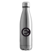 Caldari Stainless Steel Water Bottle - silver