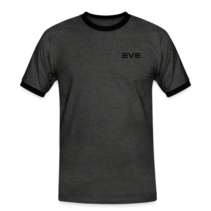 EVE Faction Unisex Ringer Shirt - charcoal/black