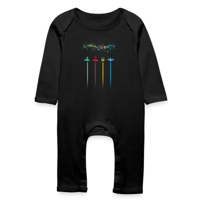 Noel Ships Baby Organic Romper - black