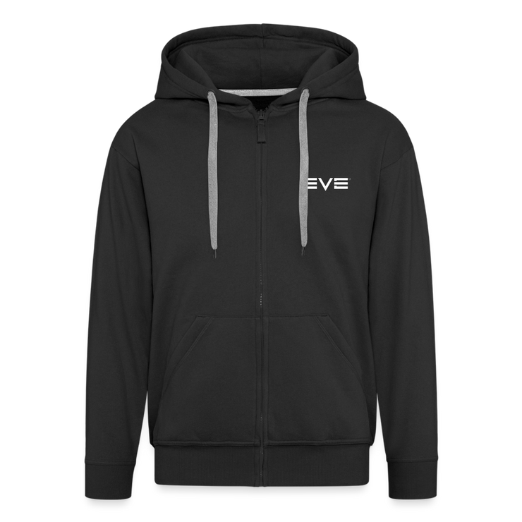 Heron Classic Cut Zip Hoodie - black