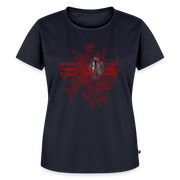 EVE Heart Slim Cut T-Shirt - navy
