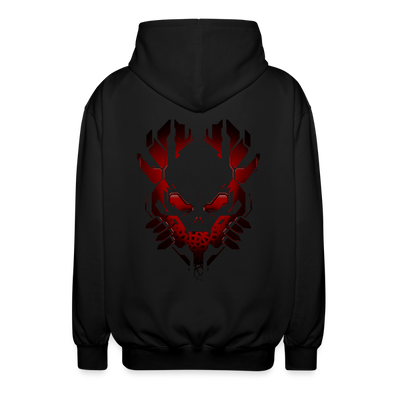 Sanguinary Savant Heavy Weight Full Zip Hoodie - black
