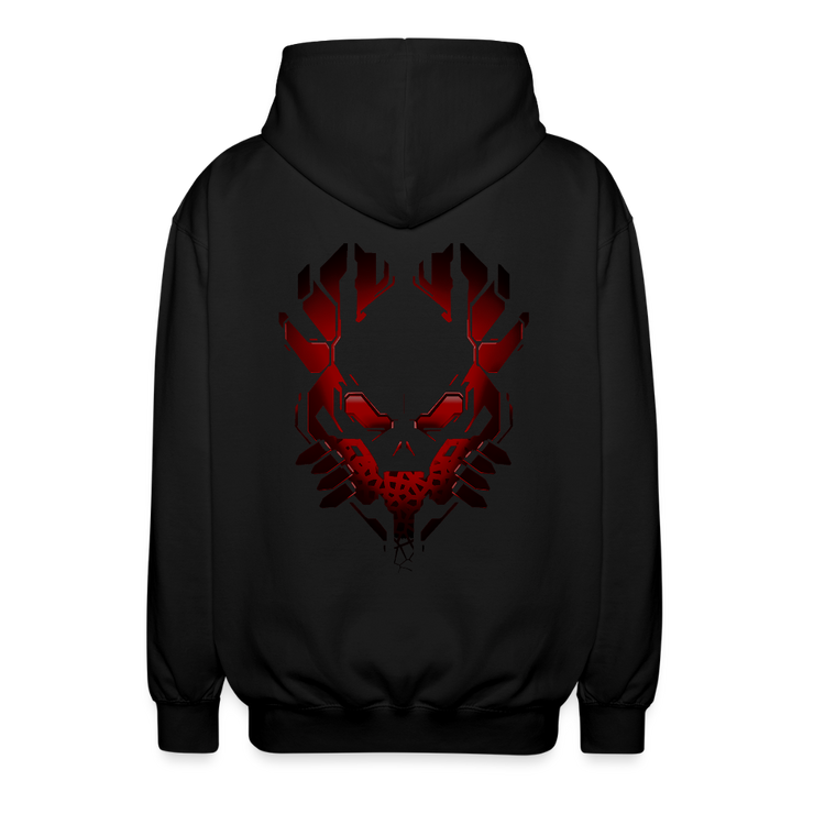 Sanguinary Savant Heavy Weight Full Zip Hoodie - black