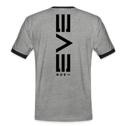 EVE Faction Unisex Ringer Shirt - heather grey/black