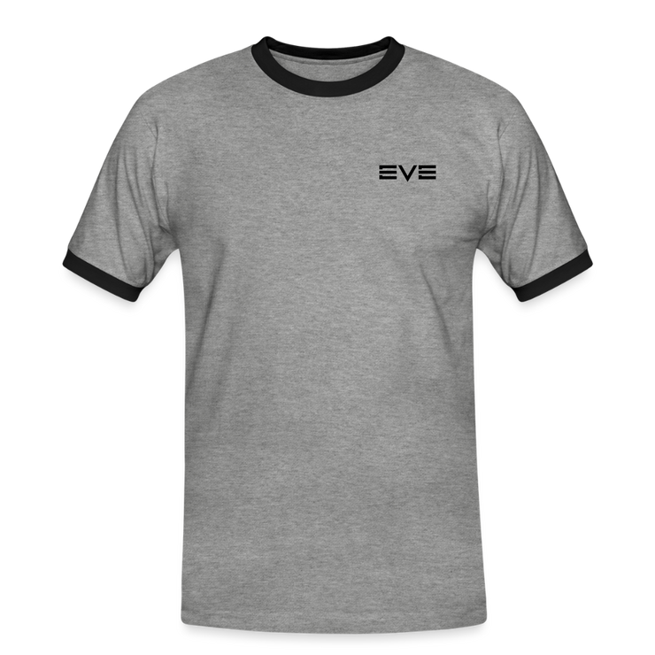 EVE Faction Unisex Ringer Shirt - heather grey/black