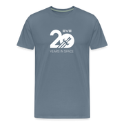 20th Anniversary Classic Cut T-Shirt - steel blue