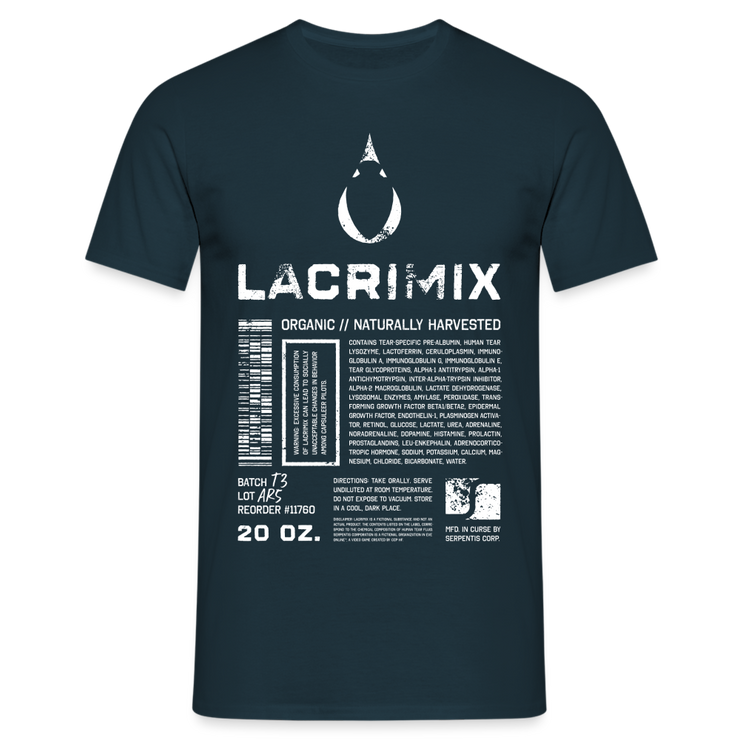 Lacrimix Classic Cut T-Shirt - navy