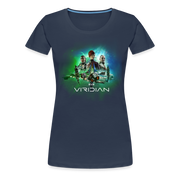 Viridian Slim Cut Shirt - navy