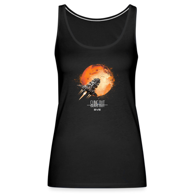 Sun's Out, Gun's Out Fitted Tank Top - black