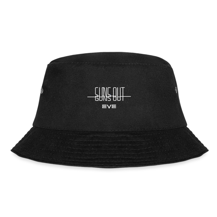 Sun's Out, Gun's Out Bucket Hat - black