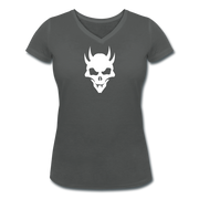 Blood Raiders V-Neck T-Shirt - charcoal