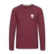 Blood Raider Longsleeve Shirt - heather burgundy