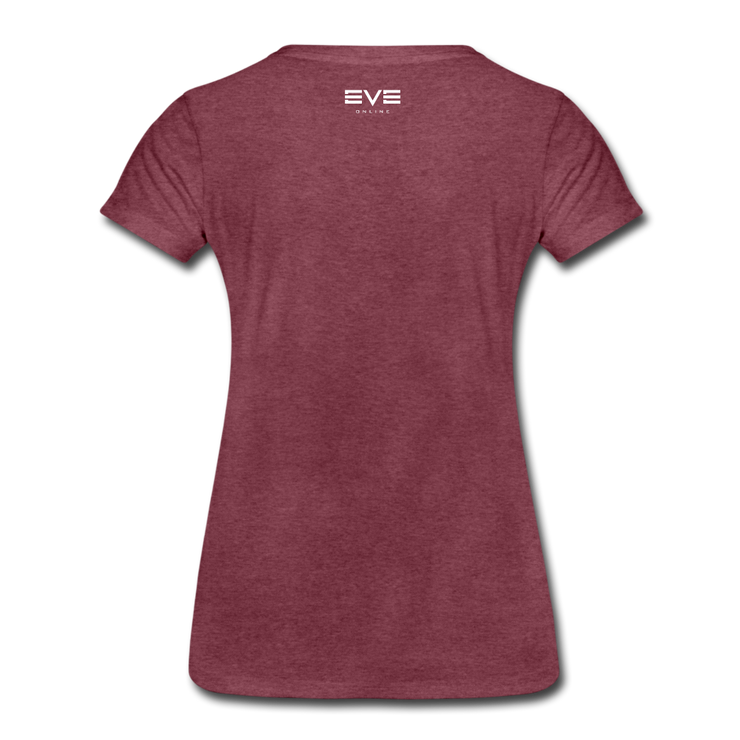 Caldari Slim Cut T-Shirt - heather burgundy