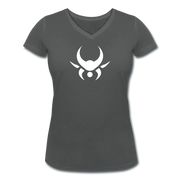 Angel Cartel V-Neck T-Shirt - charcoal