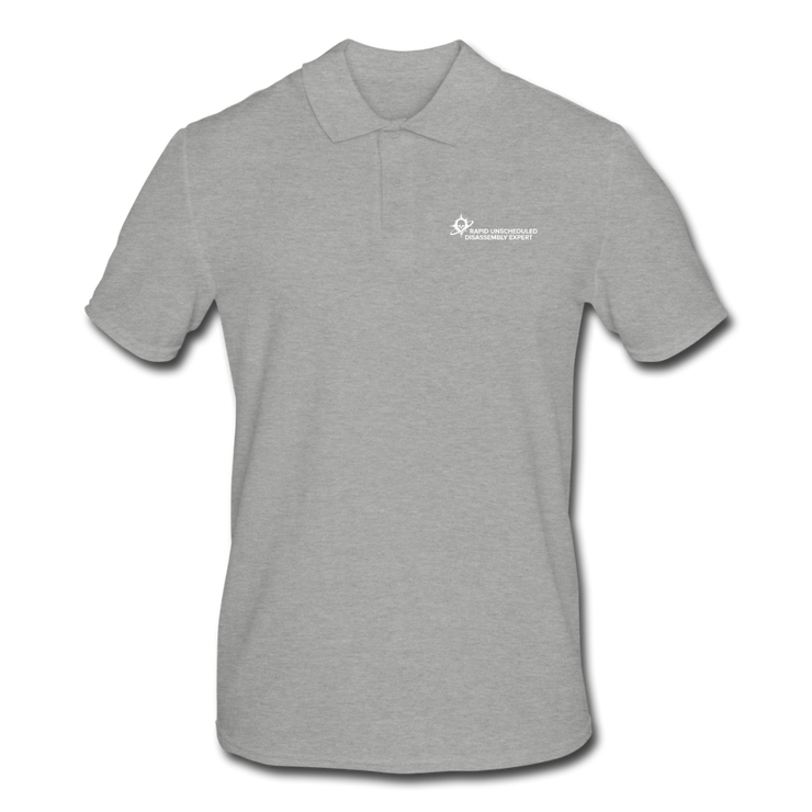 Rapid Disassembly Classic Cut Polo Shirt - heather grey
