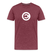 Caldari Classic Cut T-Shirt - heather burgundy
