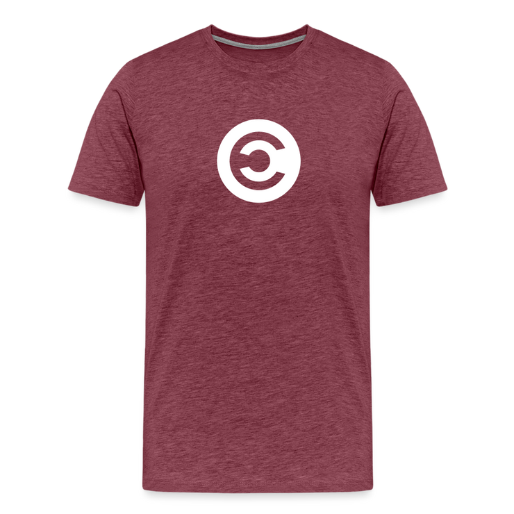 Caldari Classic Cut T-Shirt - heather burgundy